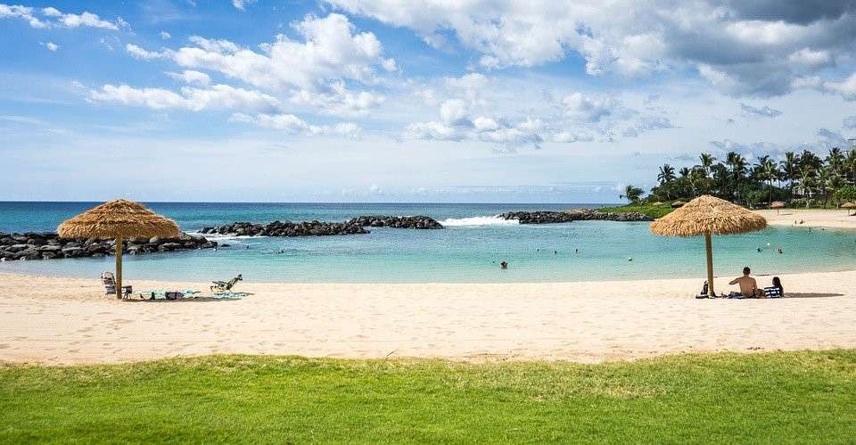 Hawaii, Plage, Ko Olina Resort, Marriott, Plage Hawaï